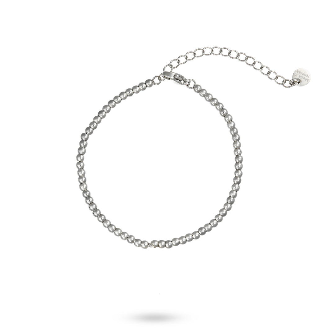Bracciale Natale con pallini personalizzabile fino a 3 charm