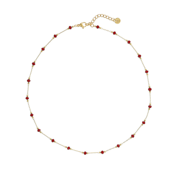 Collana Natale in acciaio dorato personalizzabile fino a 5 charm