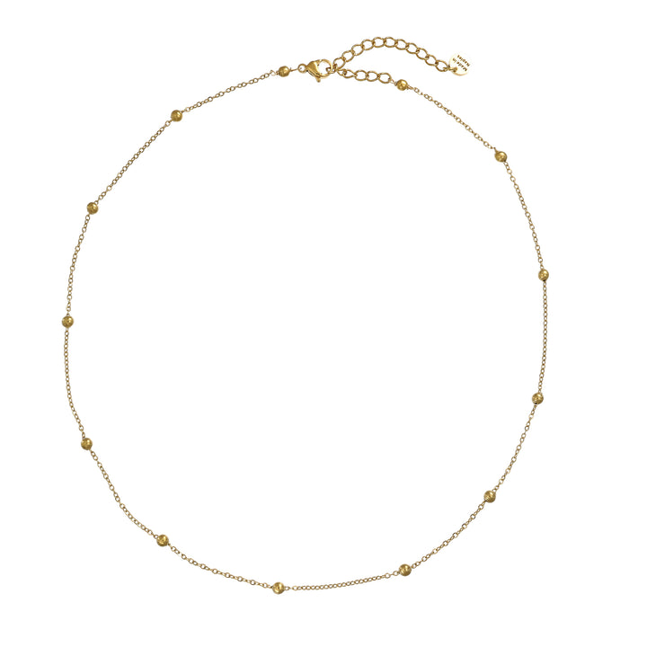 Collana Natale in acciaio dorato personalizzabile fino a 5 charm