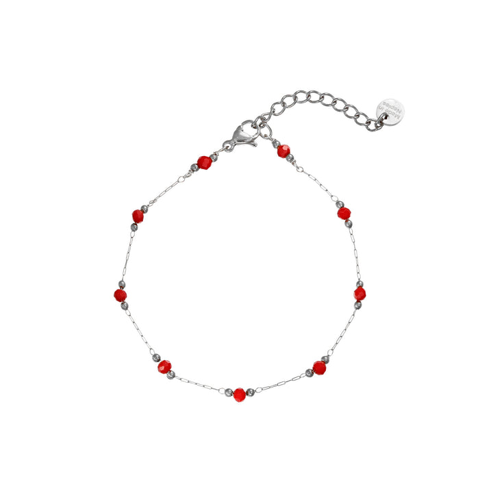 Bracciale Natale in acciaio rodiato personalizzabile fino a 5 charm