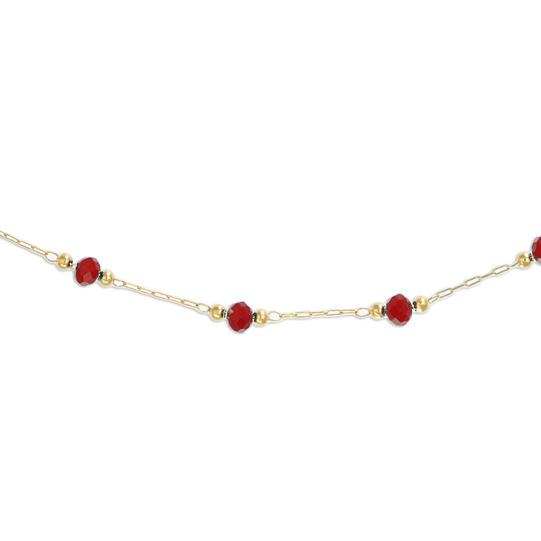 Collana Natale in acciaio dorato personalizzabile fino a 5 charm